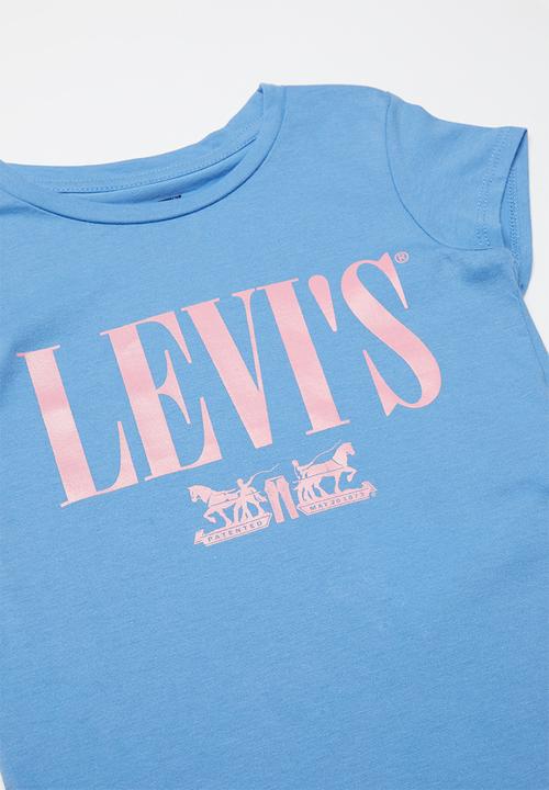 Levi’s® - Levi's girls round hem top - blue