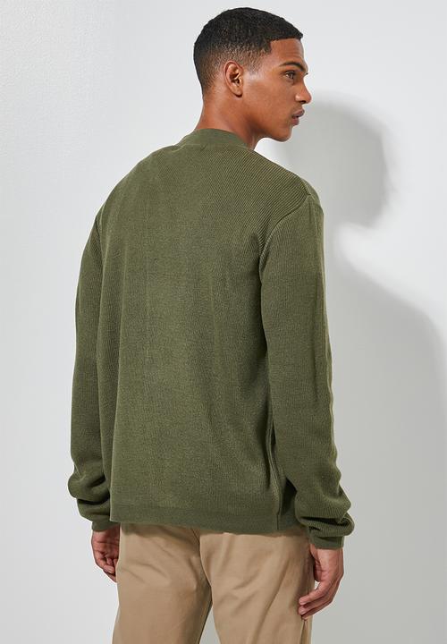 Superbalist - Lightweight buttonless cardi - khaki