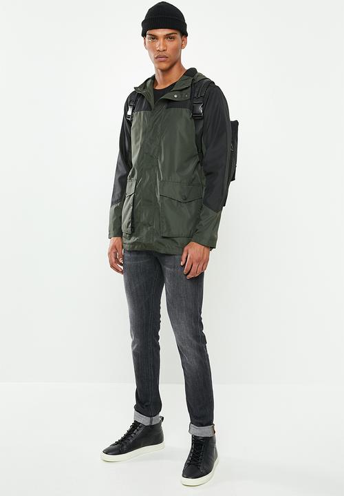 Brave Soul - Ramsberg bomber jacket - khaki & black 