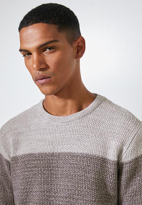 Superbalist - Block chunky crew neck knit - multi