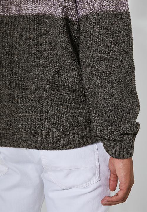 Superbalist - Block chunky crew neck knit - multi