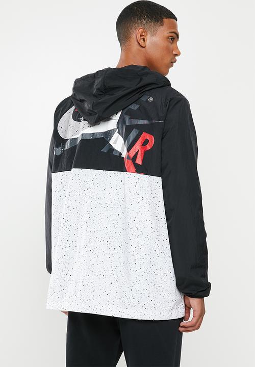 Nike - Jumpman classics windwear jacket - black & white