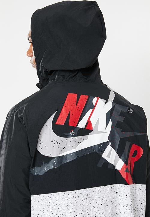 Nike - Jumpman classics windwear jacket - black & white