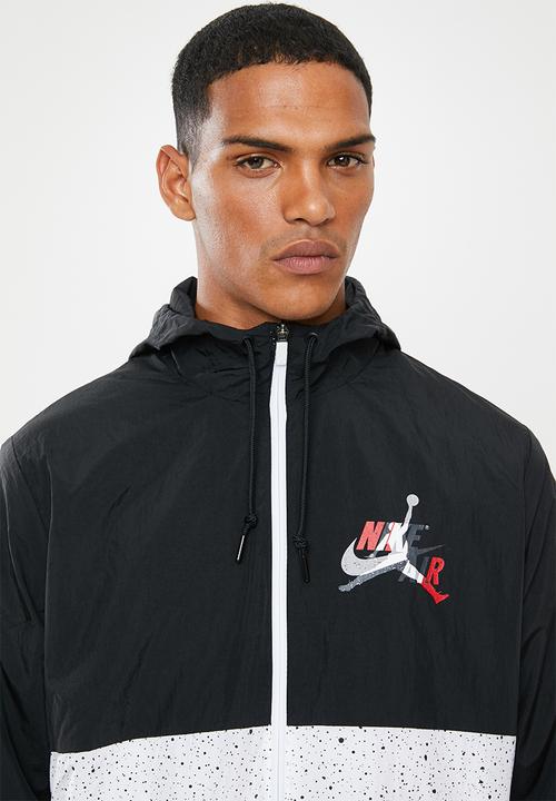 Nike - Jumpman classics windwear jacket - black & white