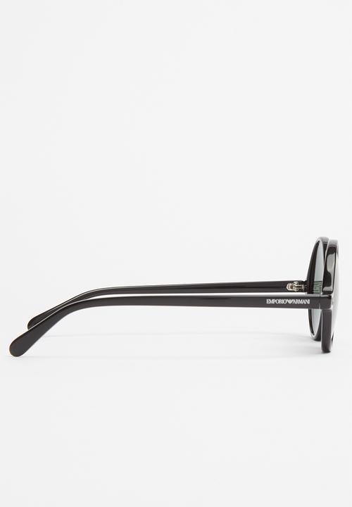 Emporio Armani - Round sunglasses - black