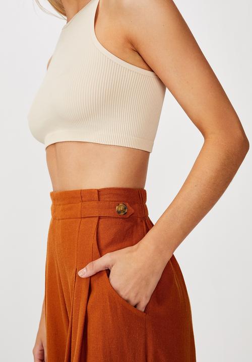Cotton On - Luna button culotte - glazed ginger