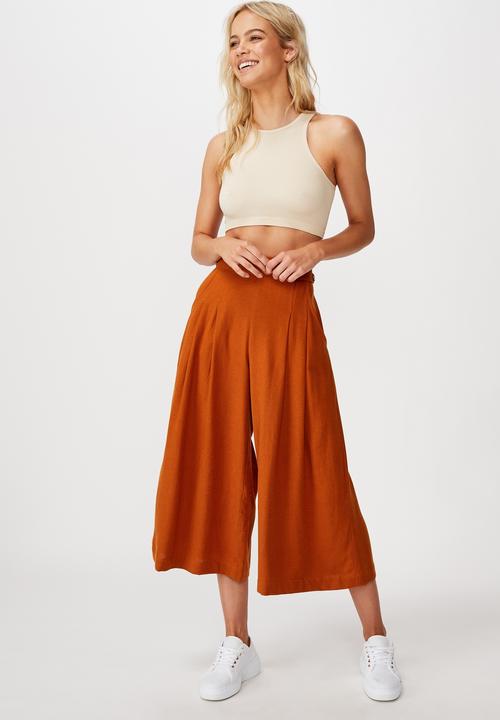Cotton On - Luna button culotte - glazed ginger
