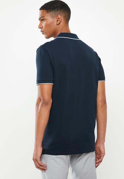 Selected Homme - King short sleeve polo - blue