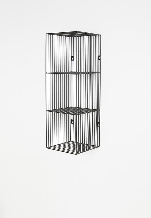 Sixth Floor - Wire wall shelf - black