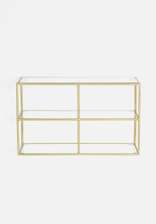 SF Collection - Cilla shelf - gold
