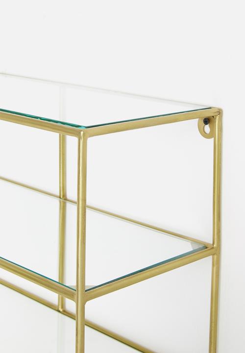 SF Collection - Cilla shelf - gold
