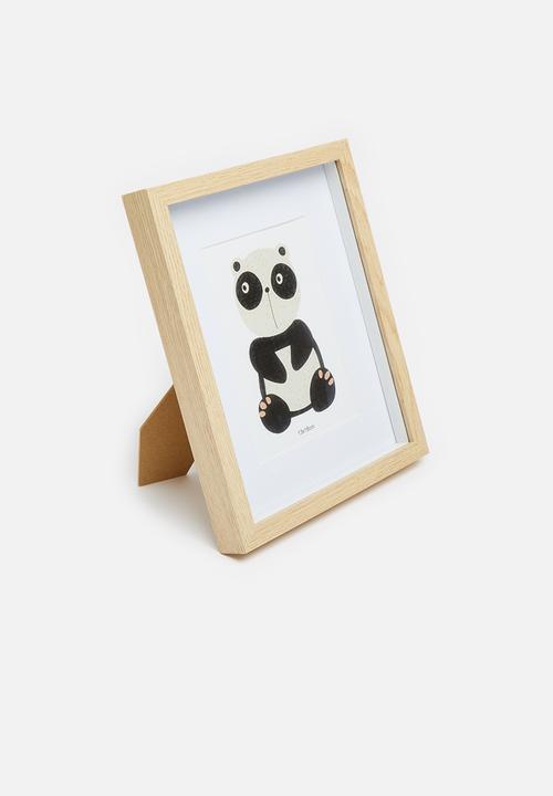 H&S - Panda photo frame - natural