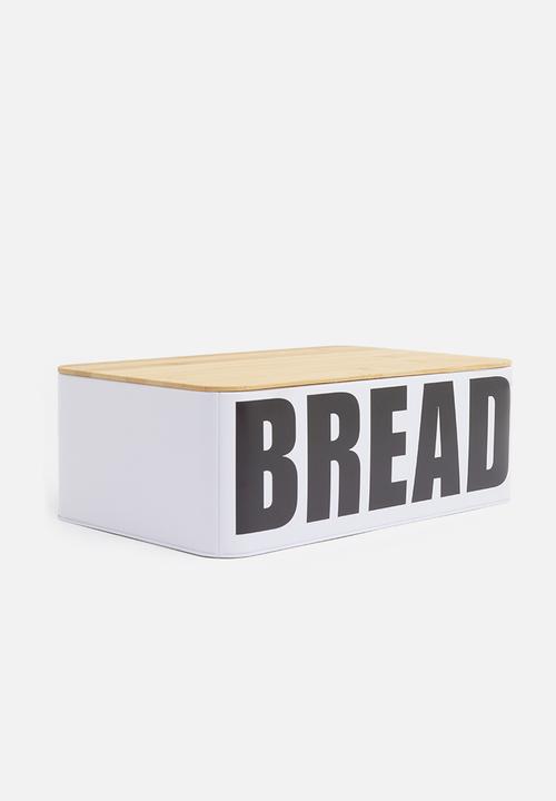 Excellent Houseware - Bread tin - black & white