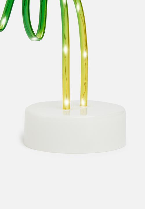 H&S - Palm tree led - yellow & green