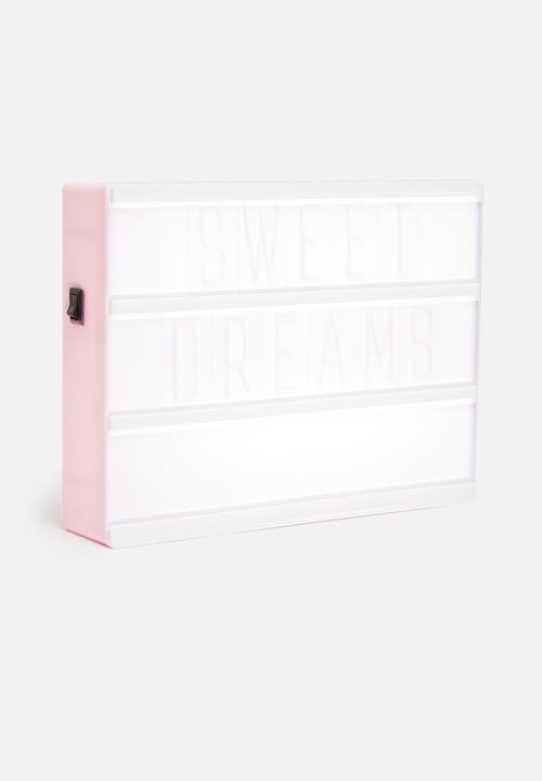 H&S - Light box - pink