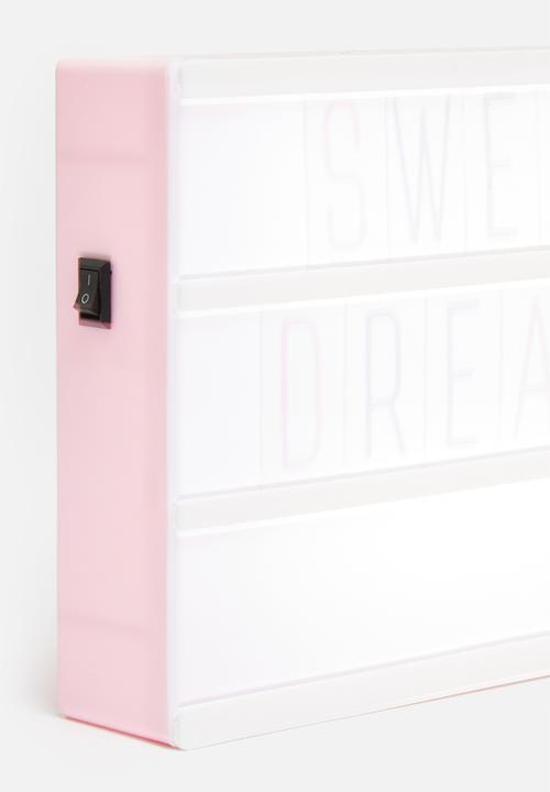H&S - Light box - pink