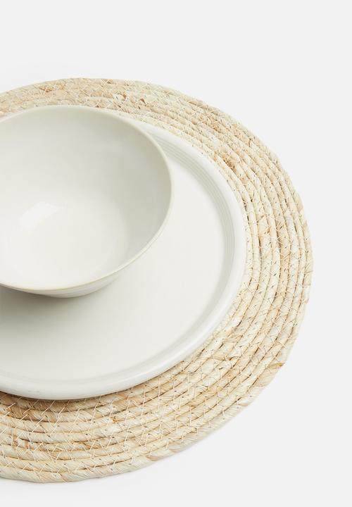 H&S - Set of 2 placemats - natural