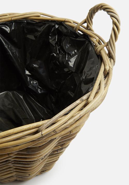 H&S - Kubu rattan basket - brown