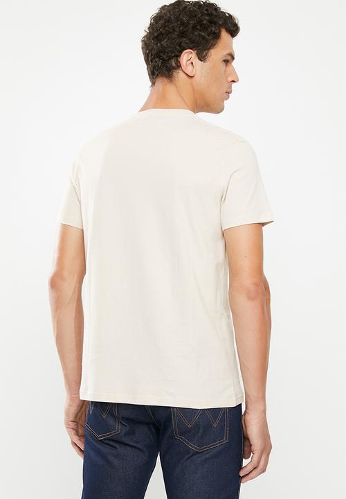 Wrangler - Forced lines short sleeve tee - neutral