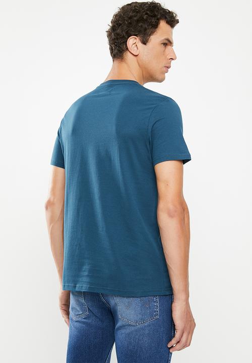 Wrangler - Kabel short sleeve tee - blue
