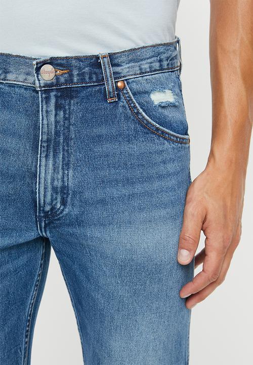 Wrangler - Western slim fit jeans - blue
