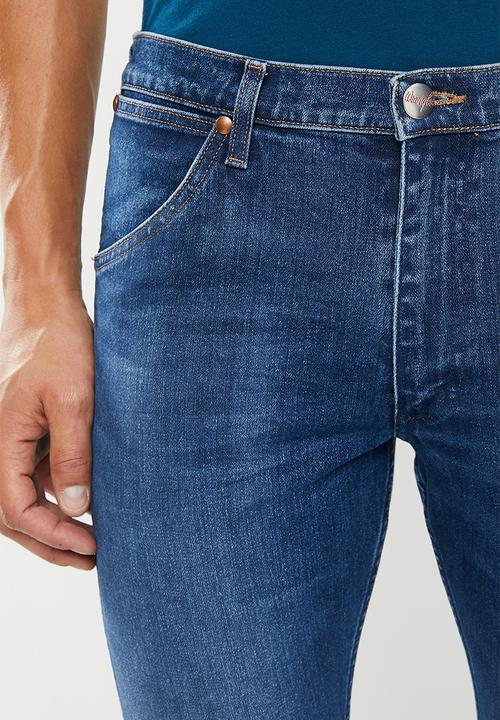 Wrangler - Icon slim fit jeans - blue