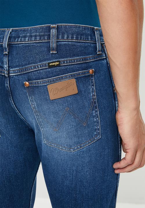 Wrangler - Icon slim fit jeans - blue