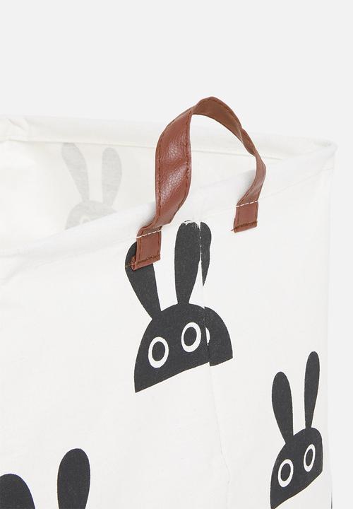 Sixth Floor - Bunny storage box - black & white