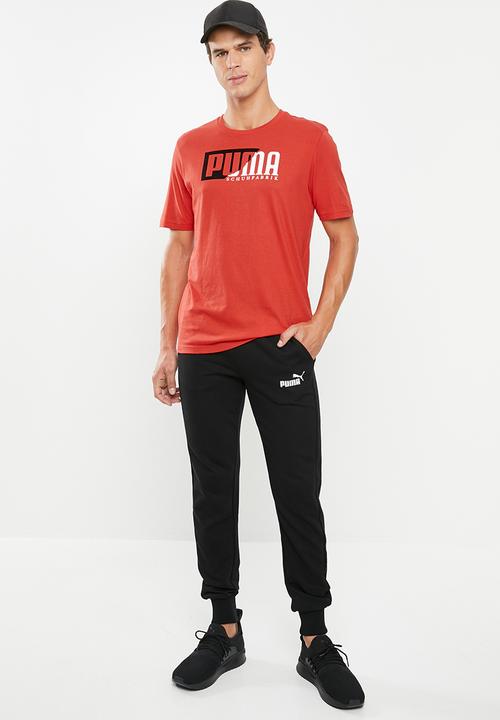 PUMA - Ess+ slim track pants - black 