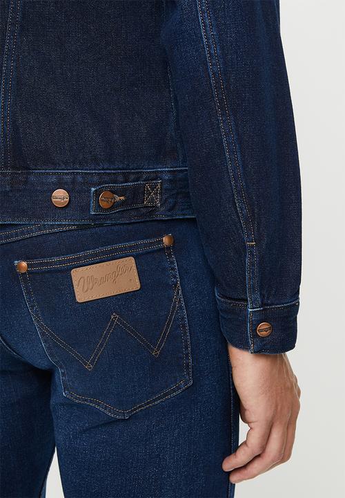 Wrangler - Denim regular fit jacket - blue