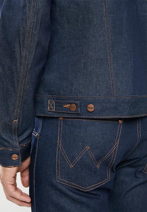 Wrangler - Denim regular fit jacket - blue