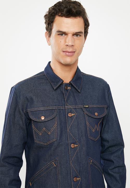 Wrangler - Denim regular fit jacket - blue