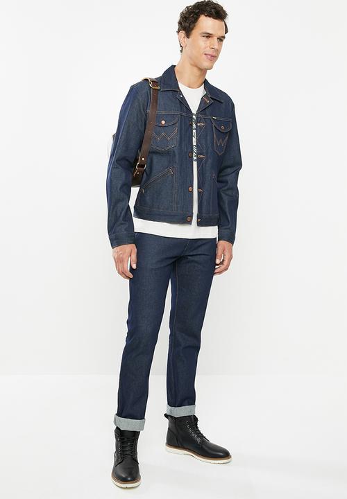 Wrangler - Denim regular fit jacket - blue