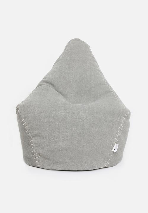 Sixth Floor - Pomona bean bag - light grey