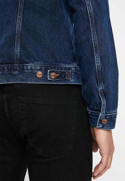 Wrangler - Denim regular fit jacket - blue