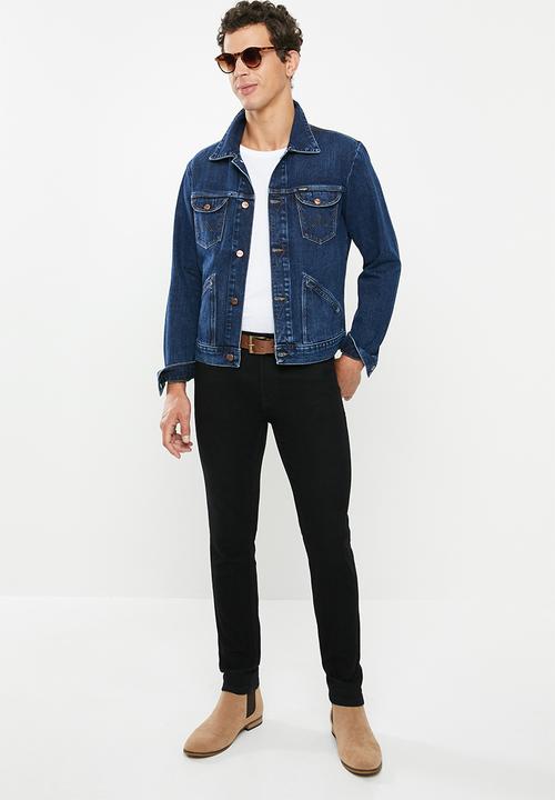 Wrangler - Denim regular fit jacket - blue