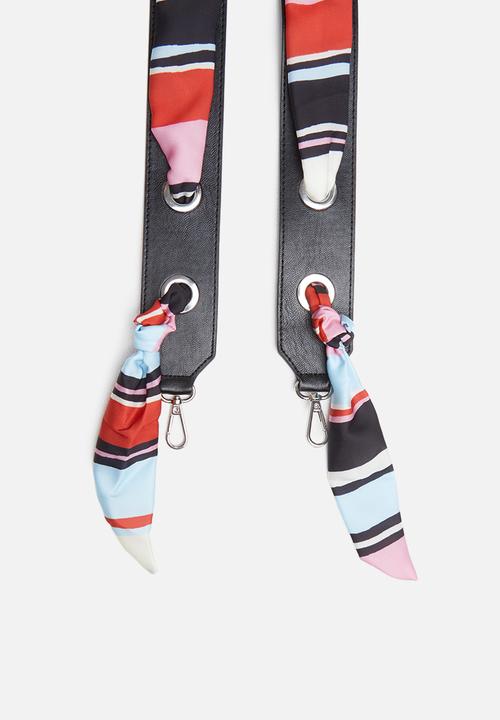Cotton On - Scarf tie long bag strap - multi 