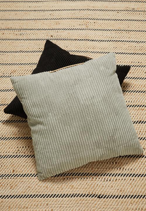 H&S - Corduroy cushion - taupe