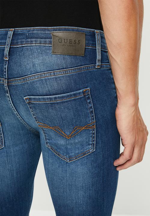 GUESS - Leo super skinny jeans - blue