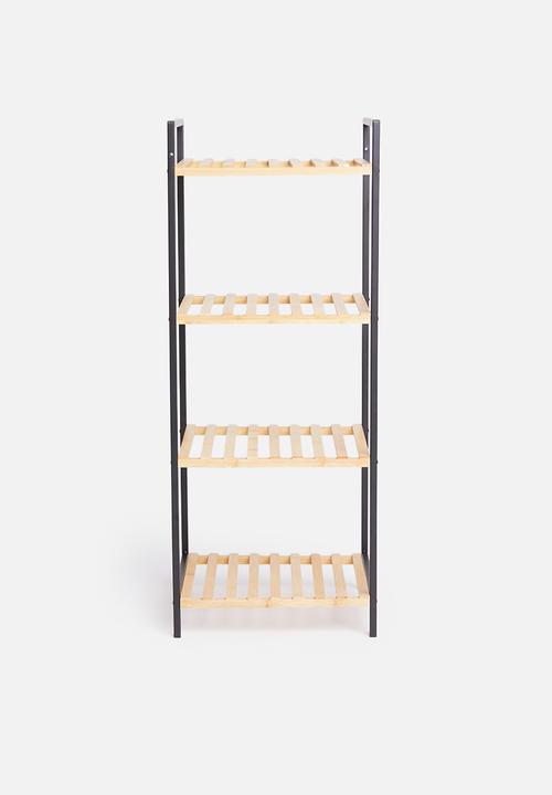 Bathroom Solutions - Bamboo bathroom rack - natural