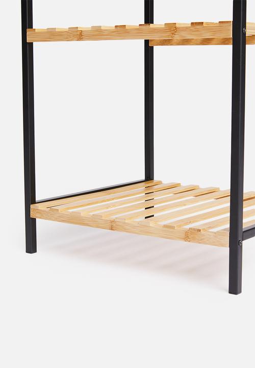 Bathroom Solutions - Bamboo bathroom rack - natural