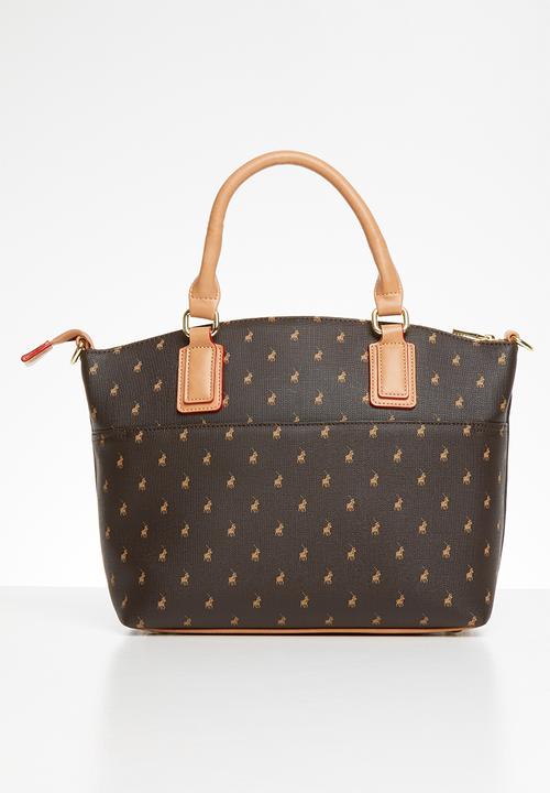 POLO - Iconic small shopper - brown