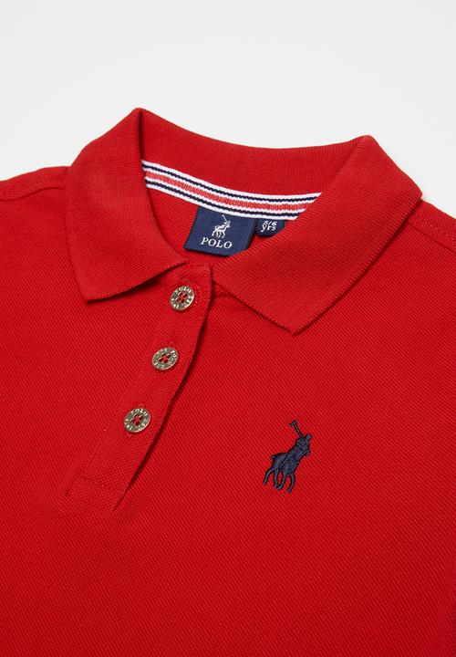 POLO - Girls nina golfer - red