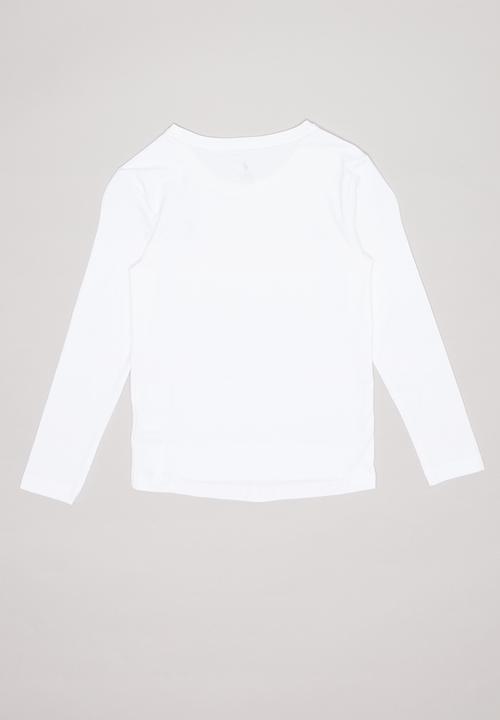 POLO - Girls mia tee - white