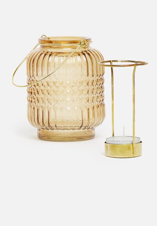 H&S - Tealight lantern - orange