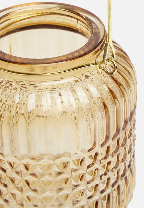 H&S - Tealight lantern - orange