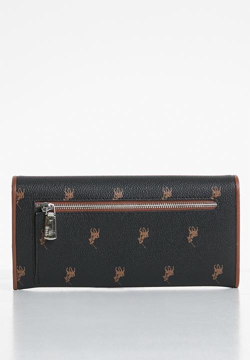 POLO - Classic clutch purse - black