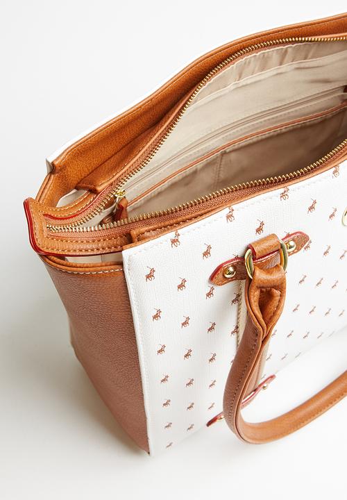 POLO - Heritage tote - white