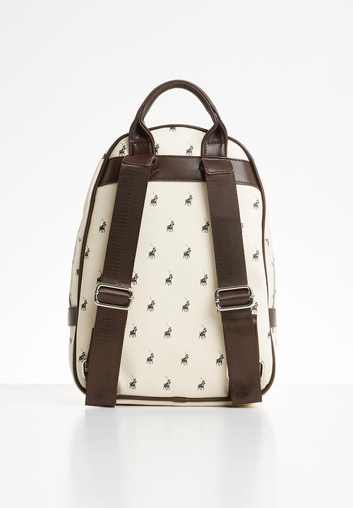 POLO - Classic backpack - beige & brown