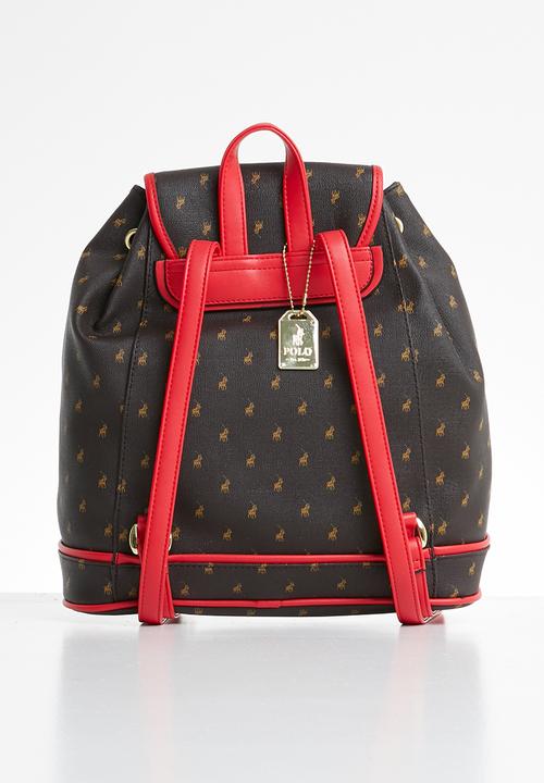 POLO - Ascot backpack - brown & red